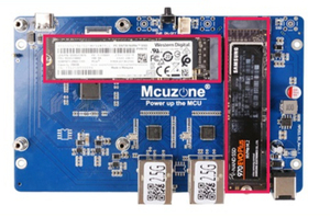 Carte de développement SBC Linux MPSD2.5GD pour <span class=keywords><strong>Raspberry</strong></span> Pi 5 avec lecteur de démarrage libre, Ethernet PCIe 2.5G, extension SSD, boîtier BGA BCM2712 - Product Image 2