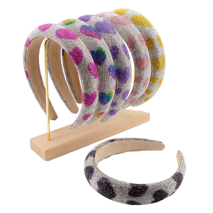 Bandeau en cristal en forme de cœur pour la Saint-Valentin, large bandeau pour cheveux, cadeau pour femmes, filles, dames, épouse ou petite amie - Product Image 1