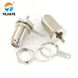 F female seat rf coaxial amp cable heat shrink butt connector male and female for solar panels