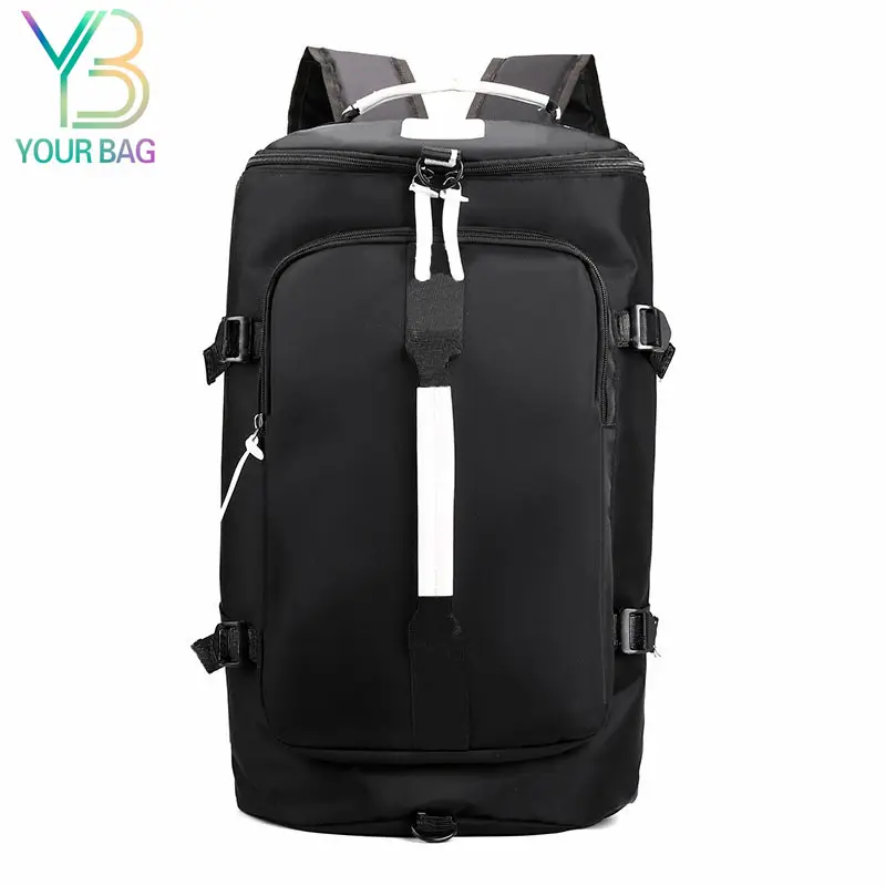 Large-capacity travel supplies storage backpack leisure travel schoolbag simple lightweight fitness mountaineering bag