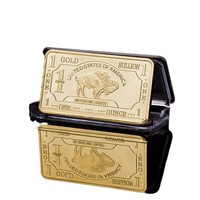 Pièce de monnaie souvenir du Nouvel An chinois à thème rectangulaire, plaquée or personnalisée, bloc commémoratif, cadeau promotionnel pour entreprises