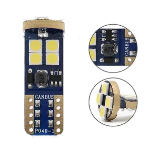 자동차 LED 전구 T10 3030 12smd electrodeless 디코딩 폭 램프 독서 램프 번호판 램프 화이트