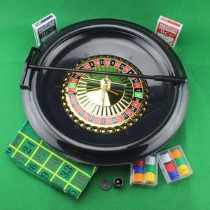 Ensemble de jeu de casino pour enfants : <span class=keywords><strong>Roulette</strong></span> et Poker, 60 jetons de poker, nappe de table et 5 dés, jeu de société familial - Product Image 2