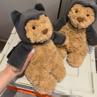 Collection de Peluches Oursons JellyCA Barcelone (Royaume-Uni) – Poupées et Breloques de Sac pour Noël, Halloween, la Saint-Valentin – Vente Flash B2B – En Stock