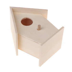 Ingrosso fatto a mano fuori dalla scatola di nidificazione degli uccelli in legno casa degli uccelli per la decorazione del giardino - Product Image 5