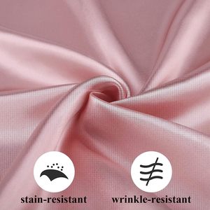 <span class=keywords><strong>Nappe</strong></span> en satin gris champagne rose épaisse 220G pour fêtes et salons professionnels - Product Image 6