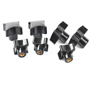 Kepala Pabrik Diameter 25mm 30mm 35mm harga murah mesin plastik merah dan hitam kenop bola Bakelite - Product Image 4