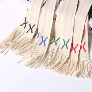 العلامة التجارية المصنعة مخصصة شقة البوليستر التصحيح متماسكة الرباط هوديي Drawcord سحب الحبال - Product Image 3