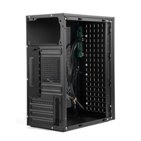 Boîtier PC RGeek Micro ATX, boîtier PC Mini PC ITX, boîtier d'ordinateur de bureau Micro ATX MATX DTX ITX Mini PC, prend en charge les disques durs 3,5 pouces