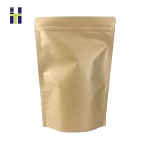 Stand up Brown Kraft Paper Multi-Layer Desserts <strong>Sweets</strong> <strong>Bag</strong> with Window Gravure Printed High Moisture for for Zipper Top - Product Image 2