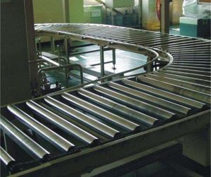 Endüstriyel paslanmaz çelik karbon çelik varil düz motorlu stor masa konveyörü - Product Image 5