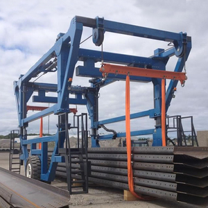 60 tấn 70 tấn 80 tấn di động cao su lốp <span class=keywords><strong>container</strong></span> straddle tàu sân bay giàn cần cẩu 40T để bán - Product Image 6