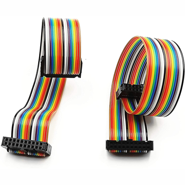 Wholesale High Quality 0.5mm Pitch 10-40 Way F/F USB Tinned Copper Braid PVC Jacket Flexible Flat Ribbon Cable for Camera Mobile