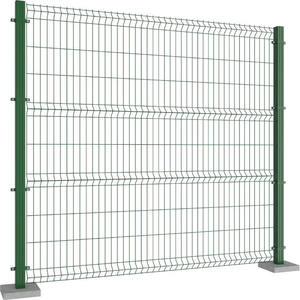 Malla de Alambre de Acero Soldada Curvada en 3D, Material Metálico para Cercas de Jardín, Fácil de Montar, Valla de PVC - Product Image 1