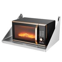 Étagère de rangement réglable en métal pour cuisine, support pour four à micro-ondes
