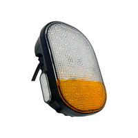 Projecteur de travail LED de pointe avec clignotant jaune, ampoules de phares 24V à LED Epistar haute luminosité pour chariots élévateurs et grandes machines