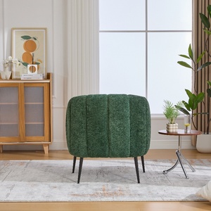 Hiện đại sang trọng duy nhất sofa giải trí ghế bành Chenille Vanity Thùng giọng ghế cho phòng khách - Product Image 3