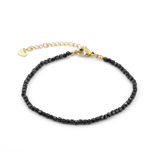 Tùy Chỉnh 2.5Mm Phẳng Đính Cườm Dệt Tay Đá Quý Có Thể Điều Chỉnh Cho Vòng Đeo Tay Cho Phụ Nữ Cho Ngày Kỷ Niệm - Product Image 1