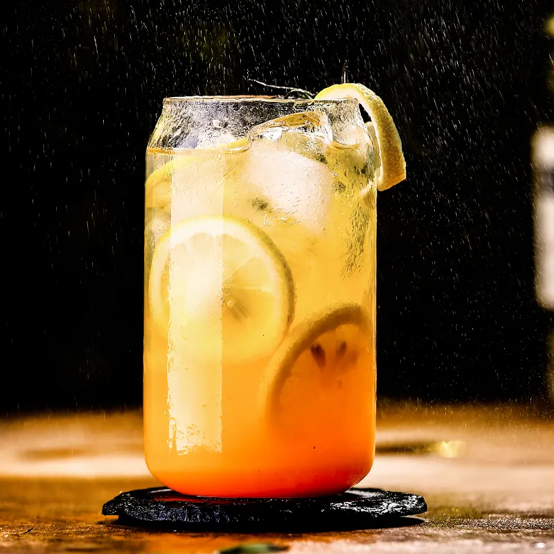 Garrafa de vidro criativo nórdico de 16oz, garrafa de suco de fruta, copo para beber, logotipo personalizado, pode ser em forma de vidro