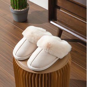 Chaussons plats doux et confortables pour femmes et unisexes, à semelle épaisse, de couleur unie, chauds et confortables, en gros - Product Image 4