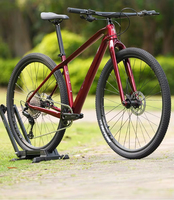 VTT 12 vitesses, suspension avant légère, freins à disque doubles, tout-terrain pour jeunes et adultes