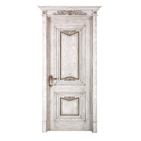 Porte classique de luxe en osier massif, design de porte d'entrée, Design de Villa en bois