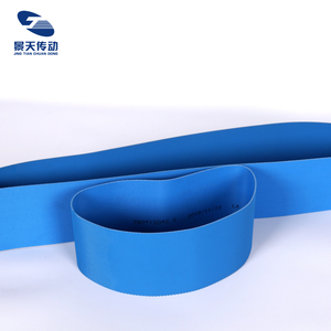 Nuova Macchina Avvolgitrice con Nastro Trasportatore in PU Alimentare Antitaglio a Motivo Diamantato Blu per Uso Domestico, Legno, Farmacia, Vendita al Dettaglio di Pollo - Product Image 1