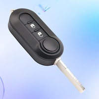 SZMAISHI 2 boutons clé de voiture à distance 433MHz 4A puce pour Fiat Smart Auto véhicule transpondeur clé