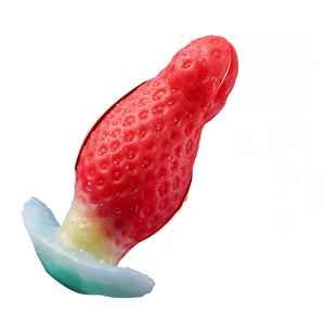 Plug Anale a Forma di Fragola per SM in Silicone Liquido Indossabile all'<span class=keywords><strong>Aperto</strong></span> Giocattolo Sessuale per Adulti Dispositivo Femminile - Product Image 3