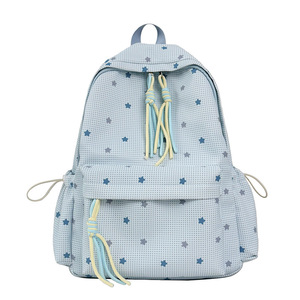 New fresh cute <b>backpack</b> with polka dots lightweight <b>large</b> capacity <b>Backpacks</b> - Product Image 5