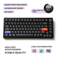 Hot-Swappable 82-Keys RGB Wired Mechanical Gaming Keyboard with Rapid Trigger and Gasket