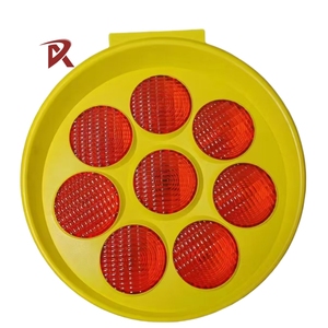 An toàn giao thông hướng dương dẫn ánh sáng màu vàng/đỏ năng lượng mặt trời nhấp nháy cảnh báo ánh sáng - Product Image 1