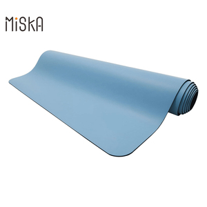 Tapete de Yoga y Pilates Antideslizante de Caucho Natural de PU con Logotipo Personalizado OEM, 4.5 mm de Grosor, Marca Profesional Miska - Product Image 1