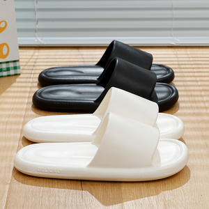 New Custom Shower Quick Dry Bathroom Pool Non-Slip Sandals Soft Open Toe EVA Indoor <b>Slides</b> <b>Slippers</b> for Men and Women - Product Image 1