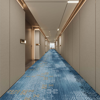 Moquette murale de luxe pour hôtel, rouleau de moquette industrielle, moquette commerciale murale en largeur, conception personnalisée