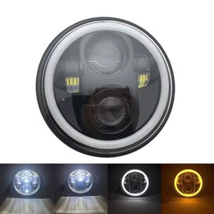 Phare LED rond de 5,75 pouces, 12V, étanche, 75W, 6000K, faisceau haut/bas, ampoule universelle pour véhicules - Product Image 5