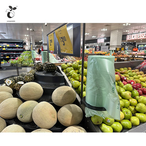 Sacs en plastique transparent HDPE pour fruits et légumes, sur rouleau, pour les marchés des agriculteurs et les courses d'épicerie - Product Image 1