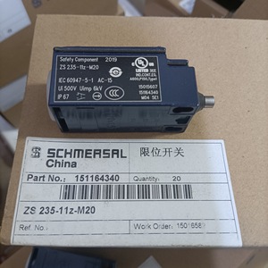 ลิมิตสวิตช์ Schmersal รุ่น ZS 235-11z-M20 แบบ SPDT ขั้วต่อแบบสกรู วัสดุโลหะ มาตรฐาน IP67 - Product Image 5