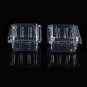 Boîte d'emballage en plastique PET transparente jetable pour aliments, fruits et légumes, en forme de coquille - Product Image 3