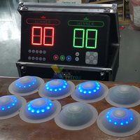 Jeu de tir en plein air IPS Bunker Battle avec tableau de scores interactif, bâche en PVC de qualité commerciale légère pour enfants et adultes