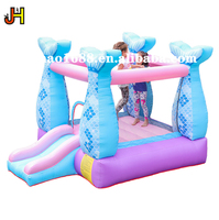 Maison à rebond gonflable de forme sirène, nouvelle collection, château de saut avec toboggan pour enfants