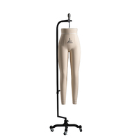 Mannequin de couture ajustable pour femme, bas du corps, en mousse, avec support de couture suspendu, pour boutique