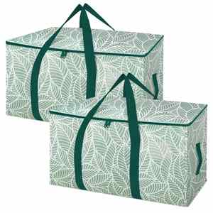 Extra Large Heavy Duty Moving <b>Bags</b> Storage <b>Bags</b> with Strong Zippers & Handles Packing <b>Bags</b> for Moving Essentials - Product Image 1