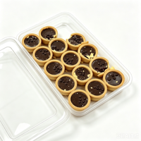 Boîtes en plastique PET transparentes, personnalisables, sûres, jetables, recyclables, de qualité alimentaire, rectangulaires, pour fruits secs, biscuits, pain, salades, noix
