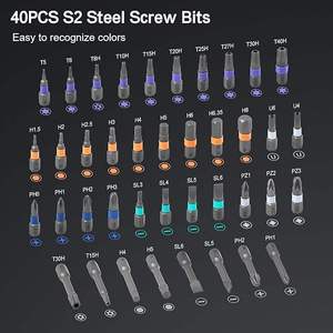 42 in 1 Magnetic <b>Screwdriver</b> Set with Interchangeable Bits and Detachable Ratchet Handle for DIY Repair Tasks - Product Image 2