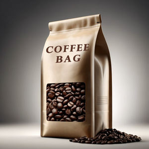 ถุงใส่เมล็ดกาแฟแบบแบนย่อยสลายได้ถุงใส่เมล็ดกาแฟกระดาษคราฟท์เป็นมิตรต่อสิ่งแวดล้อมใหม่ - Product Image 3
