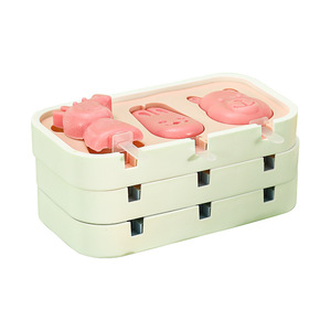 Moule à glace en silicone Yonghao, forme de dessin animé, sûr pour bébé, bac à glaçons DIY pour enfants et usage familial - Product Image 3