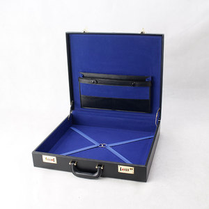 Los hombres de profesional para documento maletín de maquillaje con <span class=keywords><strong>mango</strong></span> de cuero maletín bolsa con cerradura de combinación - Product Image 2