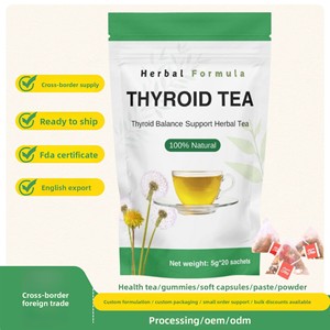 Tisane Naturelle Bien-être Thyroïdien Équilibre Hormonal Métabolisme Mélange Herbes Pissenlit Chrysanthème Rose Poria Sachets de Thé Sans Caféine - Product Image 6