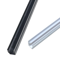 Profilé en aluminium industriel 8 clips 4040, bande à rainure en U, plexiglas acrylique, bande de serrage intégrée, service de découpe sur mesure